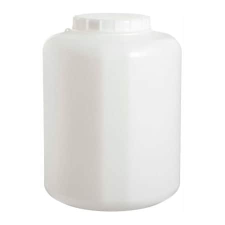 Bel-Art Bel-Art Heavy Duty Closure Bottle 109060010, HDPE, 10000ml, Clear, Wide Mouth, 1/PK 10906-0010